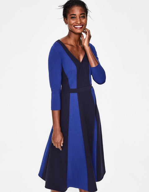 Erin Ponte Midi Dress - Navy Erin Ponte Midi Dress - Navy