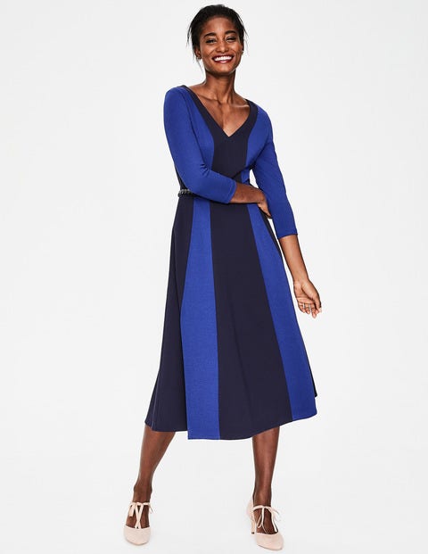 Erin Ponte Midi Dress - Navy Erin Ponte Midi Dress - Navy