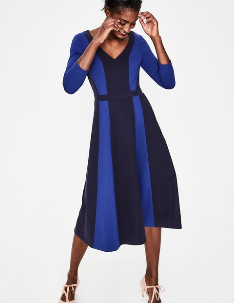 Erin Ponte Midi Dress - Navy Erin Ponte Midi Dress - Navy