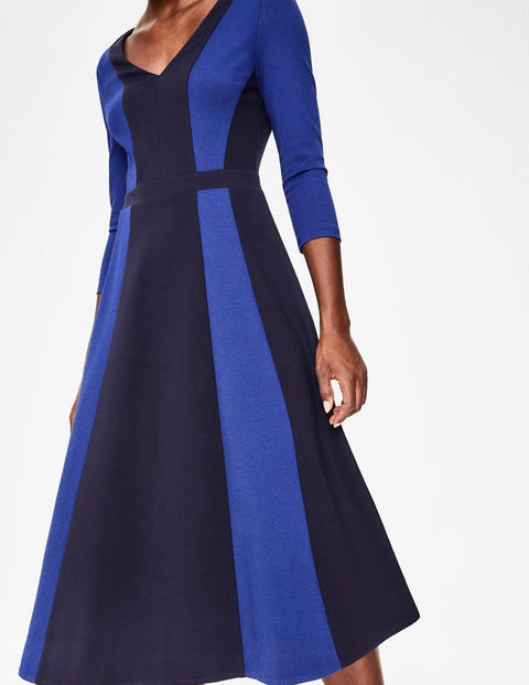 Erin Ponte Midi Dress - Navy Erin Ponte Midi Dress - Navy