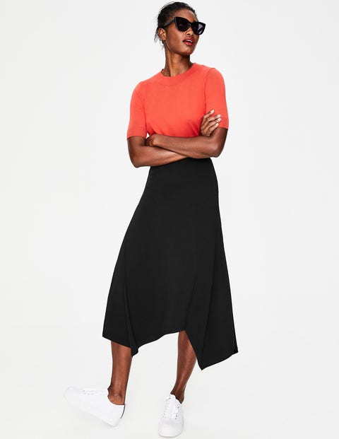 Evelyn Jersey Skirt - Black Evelyn Jersey Skirt - Black