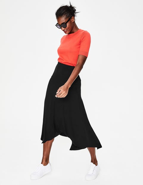 Evelyn Jersey Skirt - Black Evelyn Jersey Skirt - Black