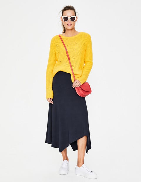 Evelyn Jersey Skirt - Navy Evelyn Jersey Skirt - Navy
