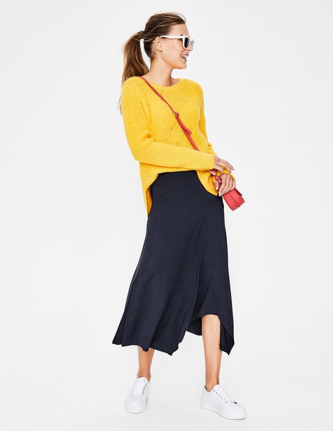Evelyn Jersey Skirt - Navy Evelyn Jersey Skirt - Navy