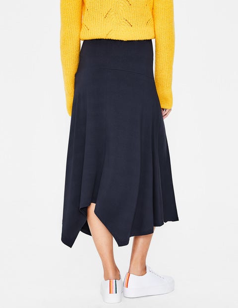 Evelyn Jersey Skirt - Navy Evelyn Jersey Skirt - Navy