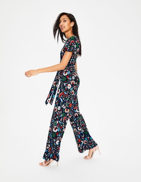 Camille Ponte Jumpsuit - Navy Folk Meadow Camille Ponte Jumpsuit - Navy Folk Meadow