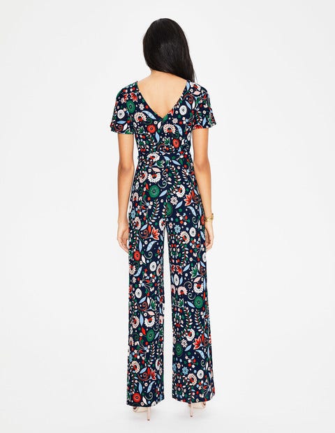 Camille Ponte Jumpsuit - Navy Folk Meadow Camille Ponte Jumpsuit - Navy Folk Meadow