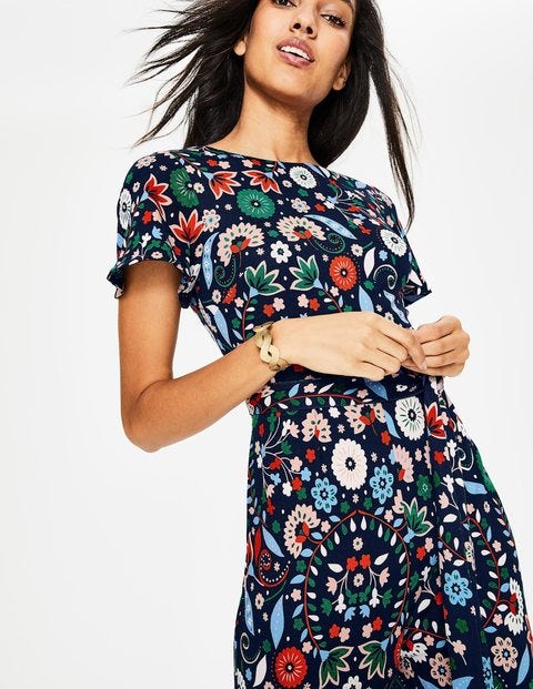 Camille Ponte Jumpsuit - Navy Folk Meadow Camille Ponte Jumpsuit - Navy Folk Meadow