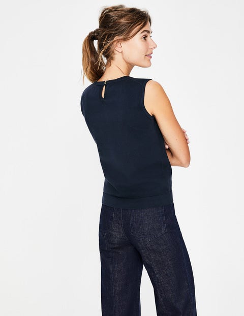 Lieblingstanktop Aus Strick - Navy Lieblingstanktop Aus Strick - Navy