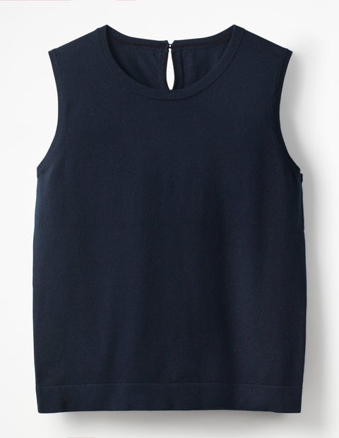 Lieblingstanktop Aus Strick - Navy Lieblingstanktop Aus Strick - Navy