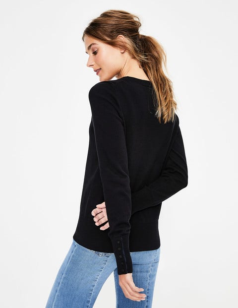 Tilda Crew Neck Jumper - Black Tilda Crew Neck Jumper - Black