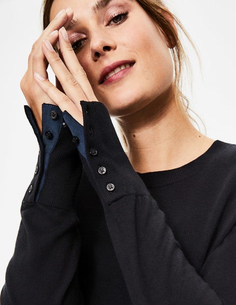 Tilda Crew Neck Jumper - Black Tilda Crew Neck Jumper - Black