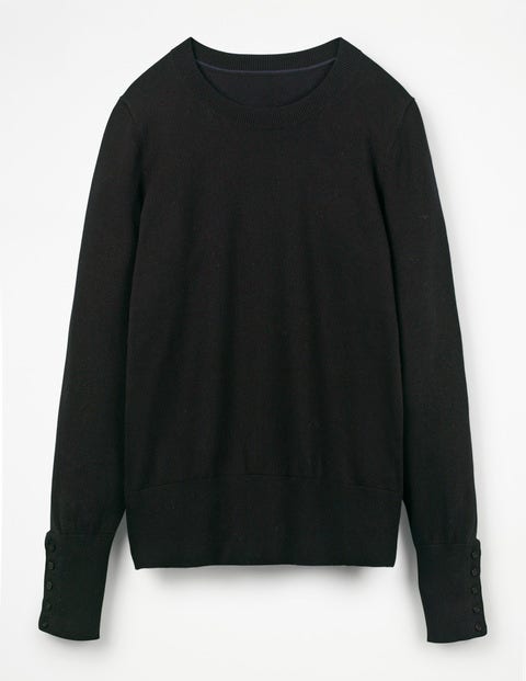 Tilda Crew Neck Jumper - Black Tilda Crew Neck Jumper - Black