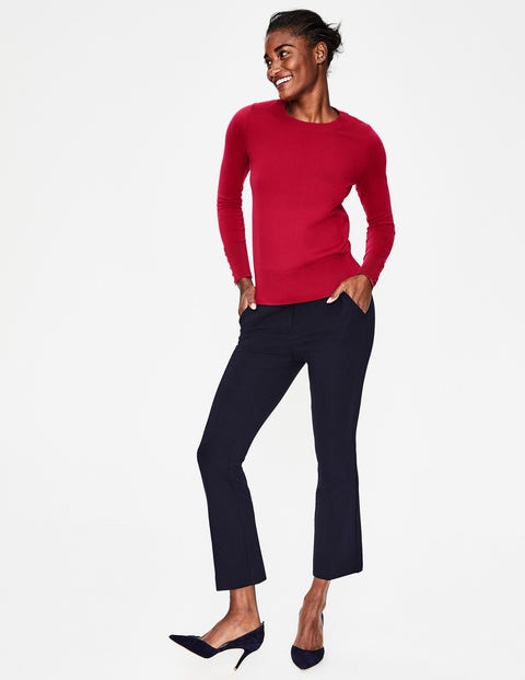 Tilda Crew Neck Sweater - Dark Rose Tilda Crew Neck Sweater - Dark Rose