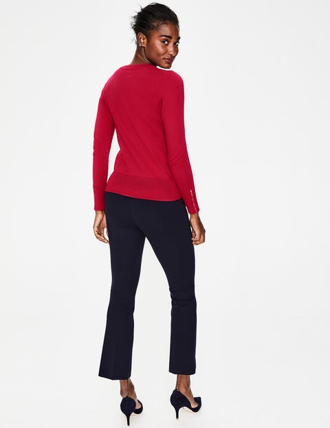 Tilda Crew Neck Sweater - Dark Rose Tilda Crew Neck Sweater - Dark Rose