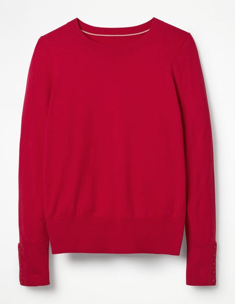 Tilda Crew Neck Sweater - Dark Rose Tilda Crew Neck Sweater - Dark Rose