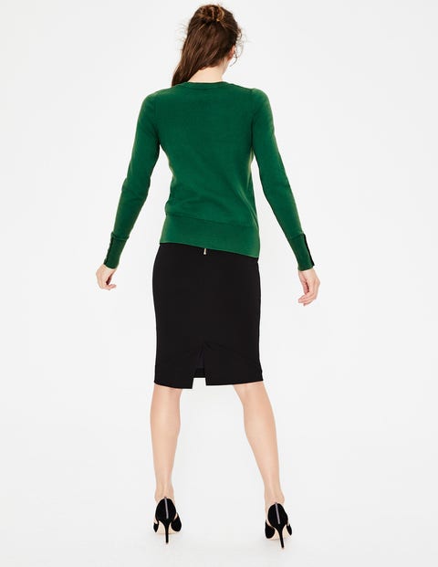 Tilda Crew Neck Sweater - Forest Tilda Crew Neck Sweater - Forest