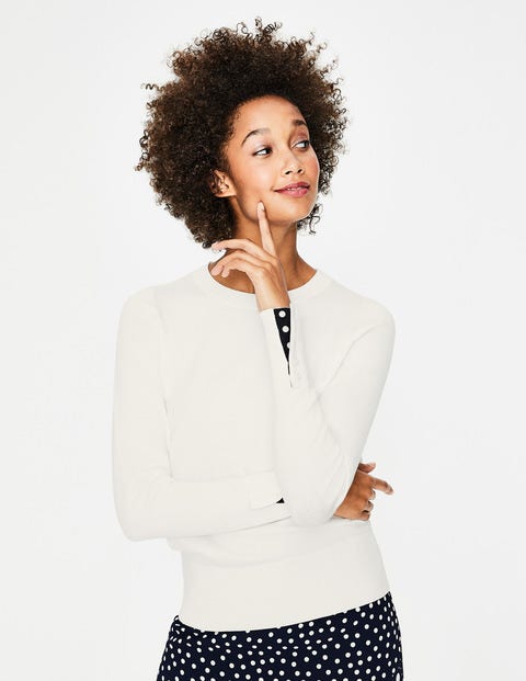 Tilda Crew Neck Jumper - Ivory Tilda Crew Neck Jumper - Ivory