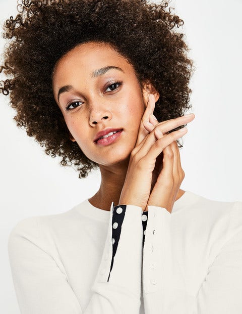 Tilda Crew Neck Jumper - Ivory Tilda Crew Neck Jumper - Ivory