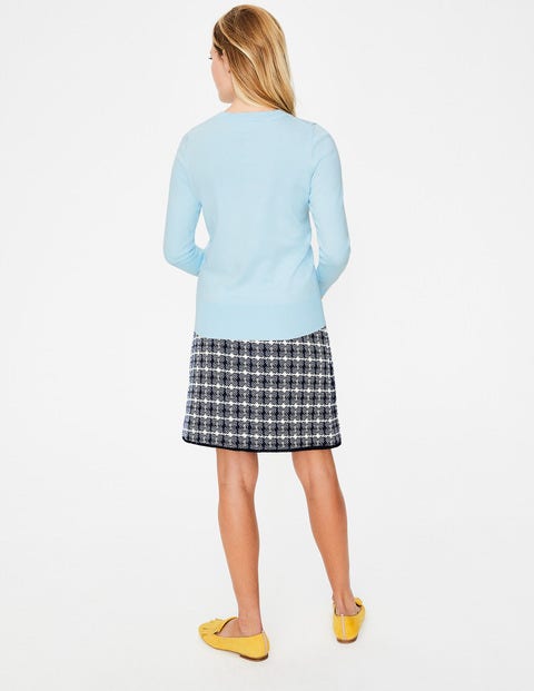 Tilda Pullover Mit Rundhalsausschnitt - Pastellblau Tilda Pullover Mit Rundhalsausschnitt - Pastellblau