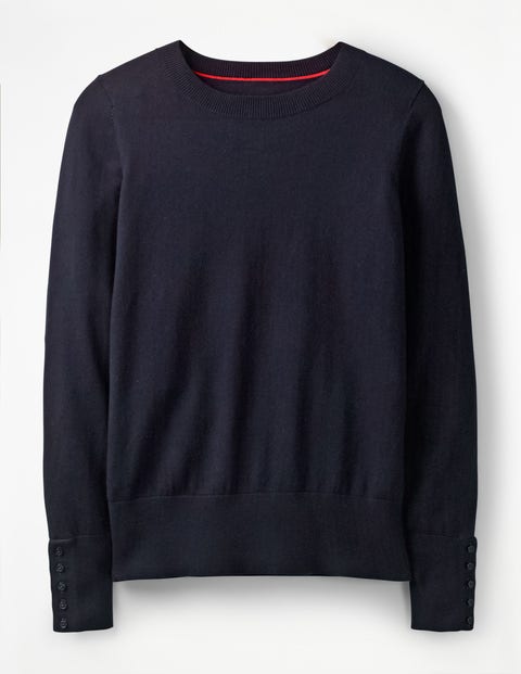 Tilda Crew Neck Jumper - Navy Tilda Crew Neck Jumper - Navy