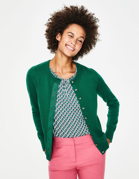 Amelia Crew Cardigan - Forest Amelia Crew Cardigan - Forest