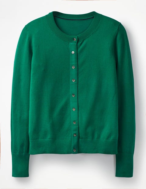 Amelia Crew Cardigan - Forest Amelia Crew Cardigan - Forest
