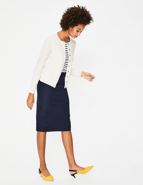 Amelia Crew Cardigan - Ivory Amelia Crew Cardigan - Ivory