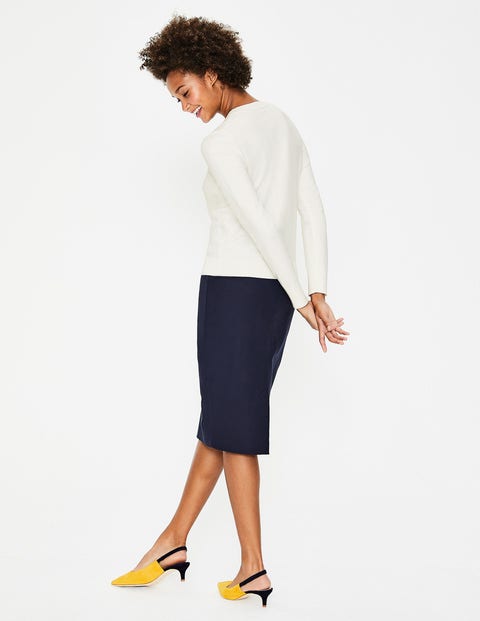 Amelia Crew Cardigan - Ivory Amelia Crew Cardigan - Ivory