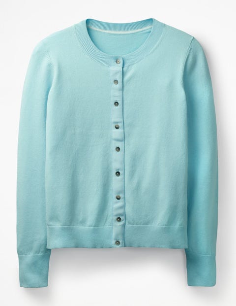 Amelia Crew Cardigan - Pastel Blue Amelia Crew Cardigan - Pastel Blue