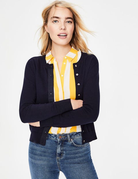 Amelia Crew Cardigan - Navy Amelia Crew Cardigan - Navy