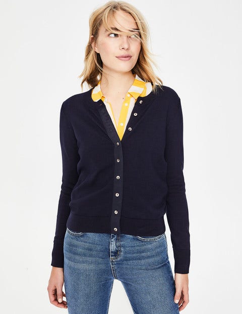 Amelia Crew Cardigan - Navy Amelia Crew Cardigan - Navy