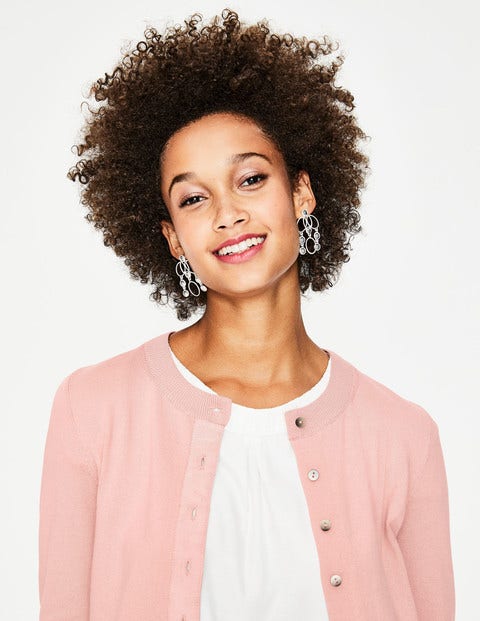 Amelia Crew Cardigan - Chalky Pink Amelia Crew Cardigan - Chalky Pink