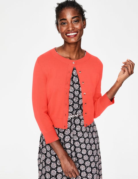 Amelia Kurzer Cardigan - Wassermelonenbowle Amelia Kurzer Cardigan - Wassermelonenbowle