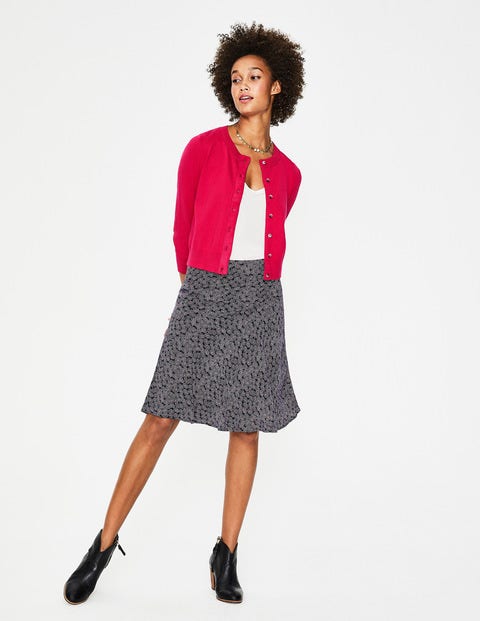 Amelia Crop Cardigan - Dark Rose Amelia Crop Cardigan - Dark Rose