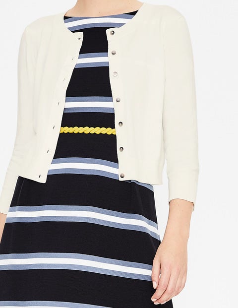 Amelia Crop Cardigan - Ivory Amelia Crop Cardigan - Ivory