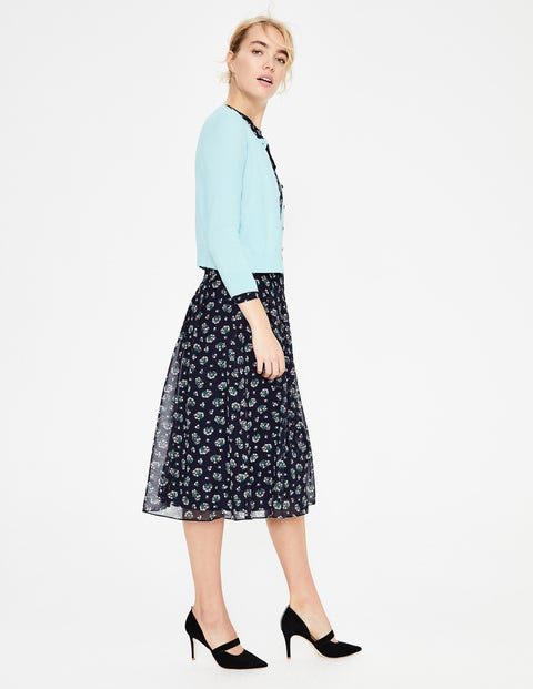 Amelia Crop Cardigan - Pastel Blue Amelia Crop Cardigan - Pastel Blue