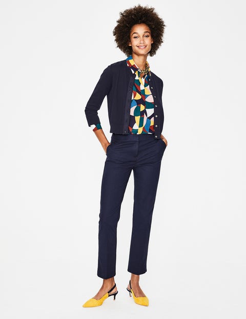 Amelia Crop Cardigan - Navy Amelia Crop Cardigan - Navy