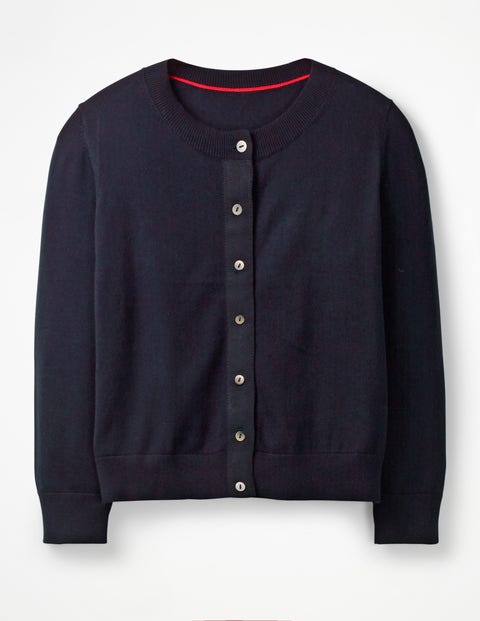 Amelia Crop Cardigan - Navy Amelia Crop Cardigan - Navy