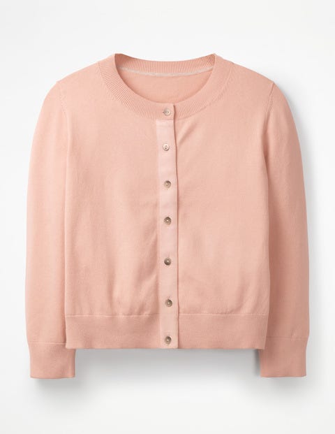 Amelia Crop Cardigan - Chalky Pink Amelia Crop Cardigan - Chalky Pink