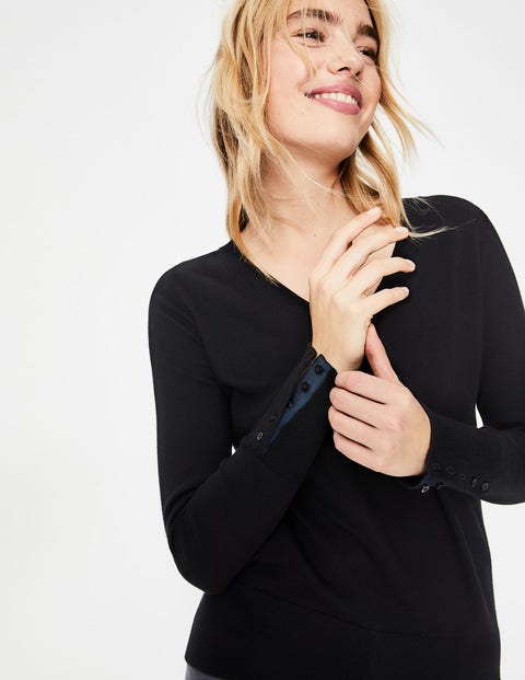 Pull À Col En V Tilda - Noir Pull À Col En V Tilda - Noir