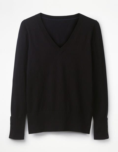 Pull À Col En V Tilda - Noir Pull À Col En V Tilda - Noir