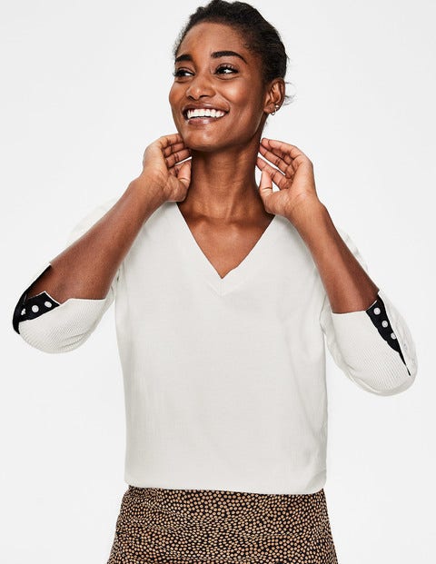 Tilda V Neck Sweater - Ivory Tilda V Neck Sweater - Ivory