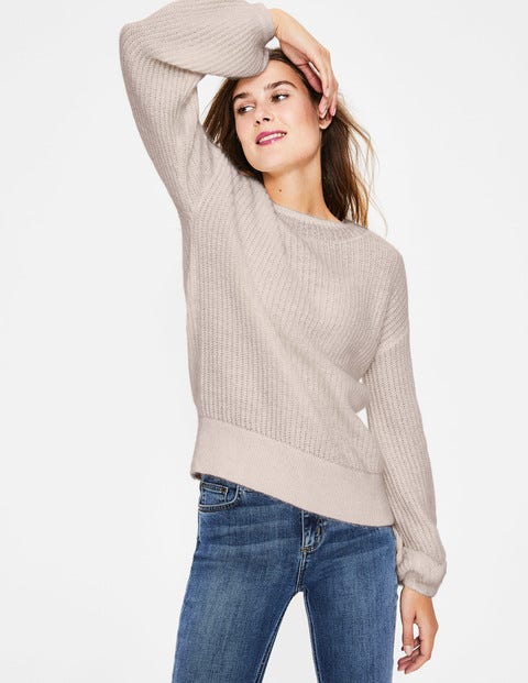 Francesca Jumper - Oatmeal Melange Francesca Jumper - Oatmeal Melange