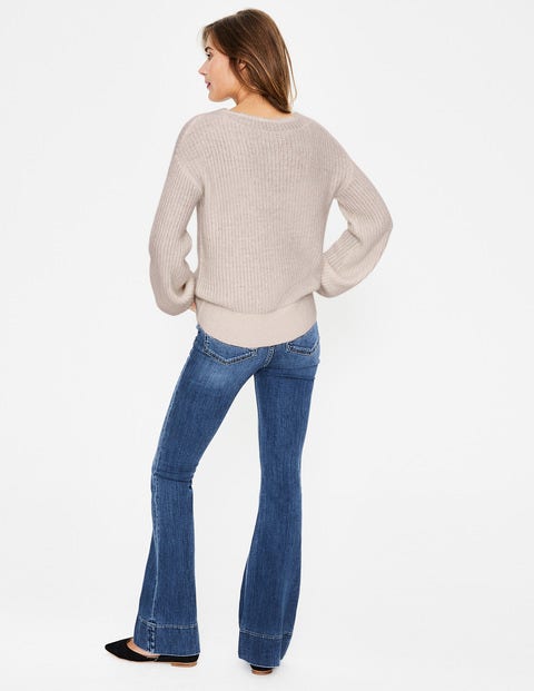 Francesca Jumper - Oatmeal Melange Francesca Jumper - Oatmeal Melange