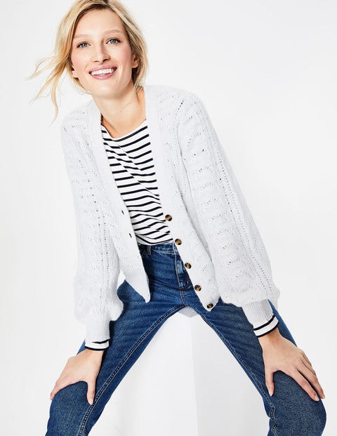 Erica Cardigan - Silver Melange Erica Cardigan - Silver Melange