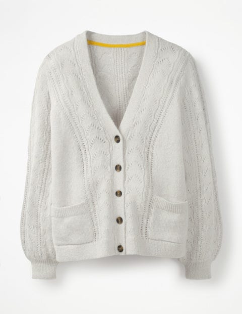 Erica Cardigan - Silver Melange Erica Cardigan - Silver Melange