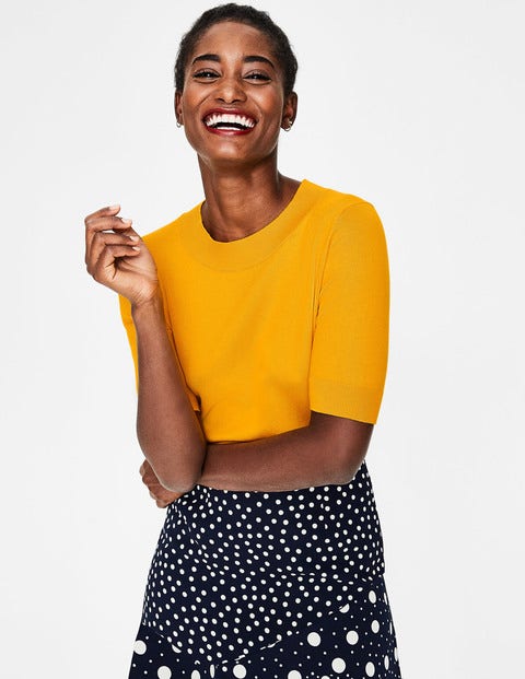 Rachel Knitted Tee - Happy Rachel Knitted Tee - Happy