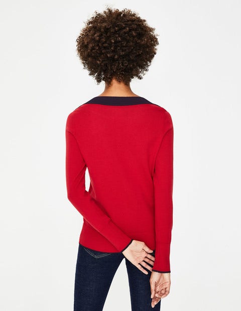 Louisa Sweater - Poinsettia Louisa Sweater - Poinsettia