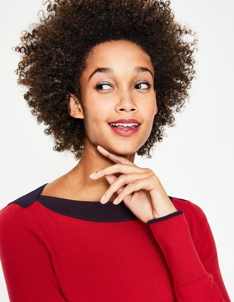 Louisa Sweater - Poinsettia Louisa Sweater - Poinsettia